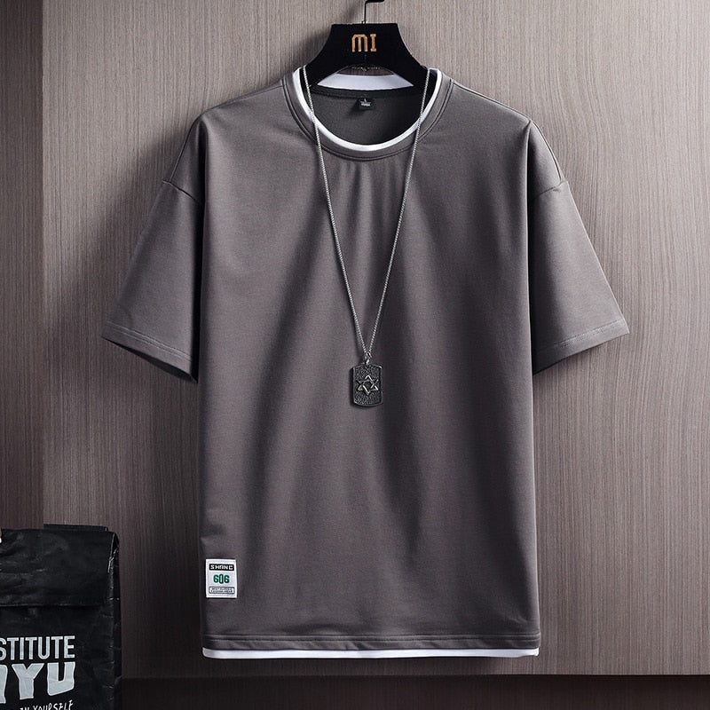 The 606 Signature Urban Layered Cotton Tee