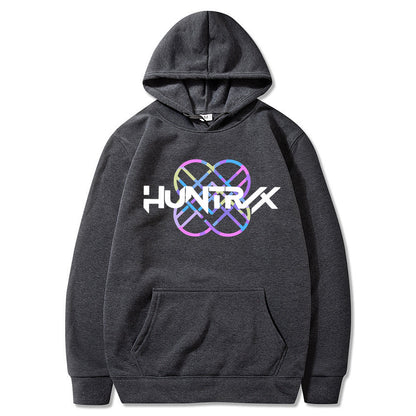 HUNTR/X Urban Loose-Fit Fleece Hoodie – Premium Streetwear