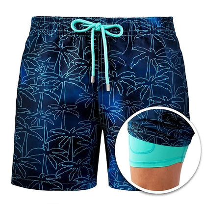 Men’s Signature Patterned Performance Hybrid Shorts