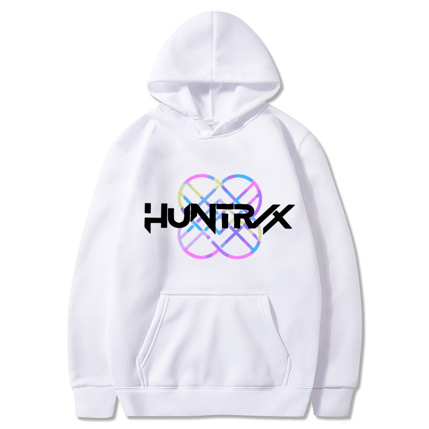 HUNTR/X Urban Loose-Fit Fleece Hoodie – Premium Streetwear