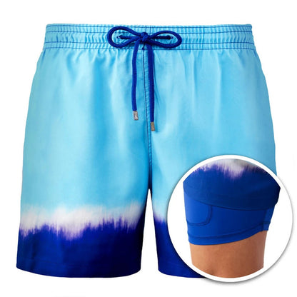 Men’s Signature Patterned Performance Hybrid Shorts