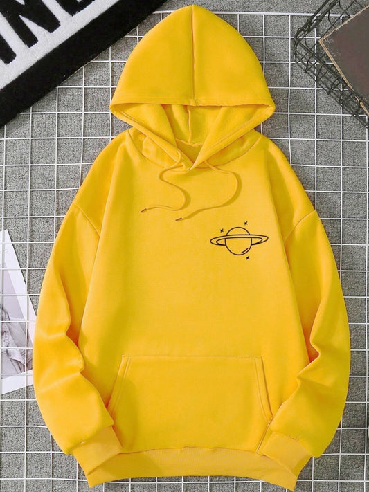 Celestial Orbit Minimalist Graphic Hoodie | Premium Tech-Fiber Streetwear