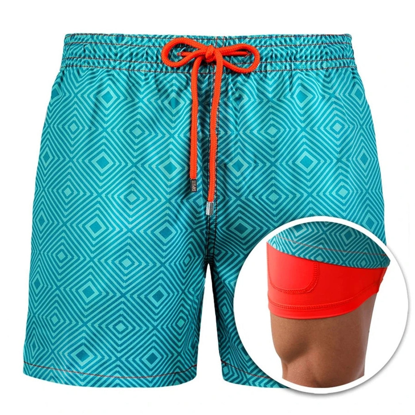 Men’s Signature Patterned Performance Hybrid Shorts