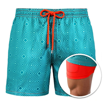 Men’s Signature Patterned Performance Hybrid Shorts