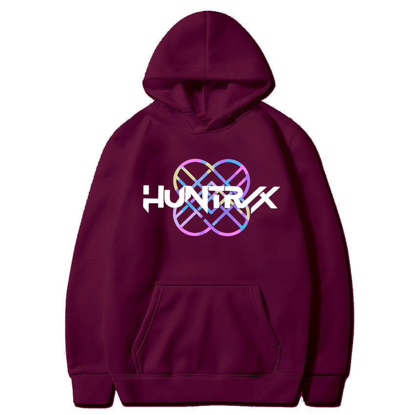 HUNTR/X Urban Loose-Fit Fleece Hoodie – Premium Streetwear