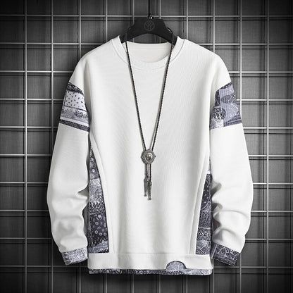 Modular Paisley-Panel Sweatshirt