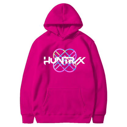 HUNTR/X Urban Loose-Fit Fleece Hoodie – Premium Streetwear