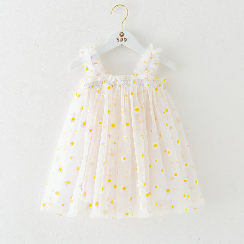 Cotton-Lined Tiered Tulle Twirl Dress for Girls