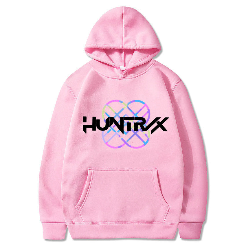 HUNTR/X Urban Loose-Fit Fleece Hoodie – Premium Streetwear