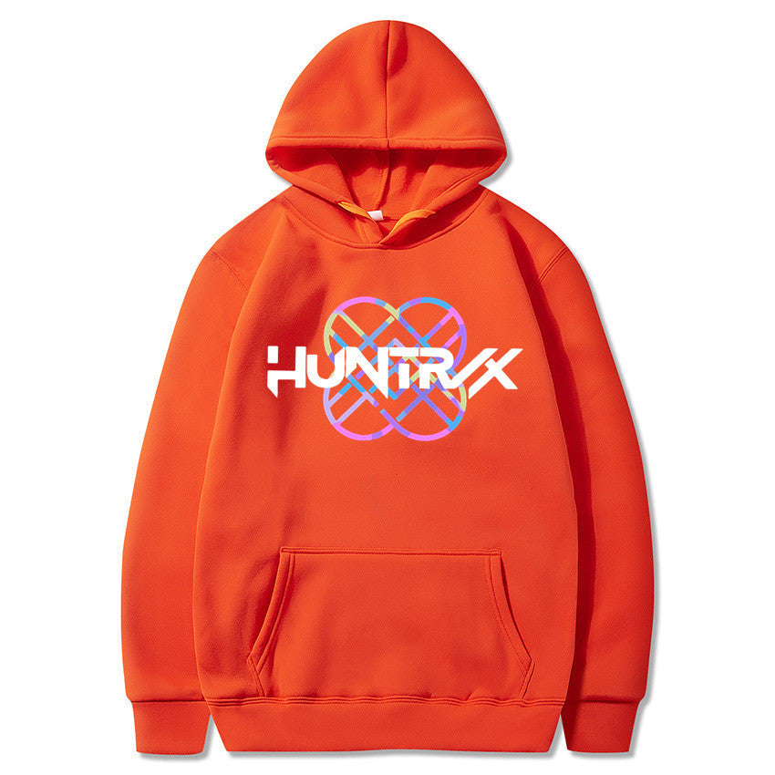 HUNTR/X Urban Loose-Fit Fleece Hoodie – Premium Streetwear