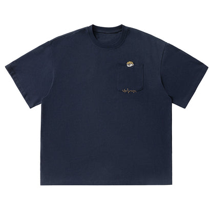 The Signature Pulse Oversized Graphic Pocket Tee