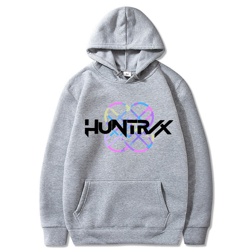 HUNTR/X Urban Loose-Fit Fleece Hoodie – Premium Streetwear