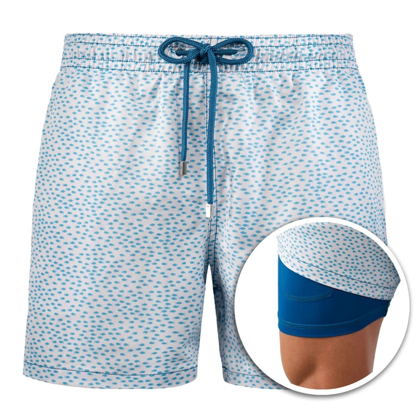 Men’s Signature Patterned Performance Hybrid Shorts
