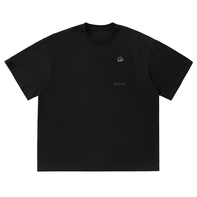 The Signature Pulse Oversized Graphic Pocket Tee