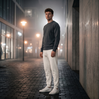 Men's Premium Cotton Lounge Jogger - Elevated Comfort & Clean Design