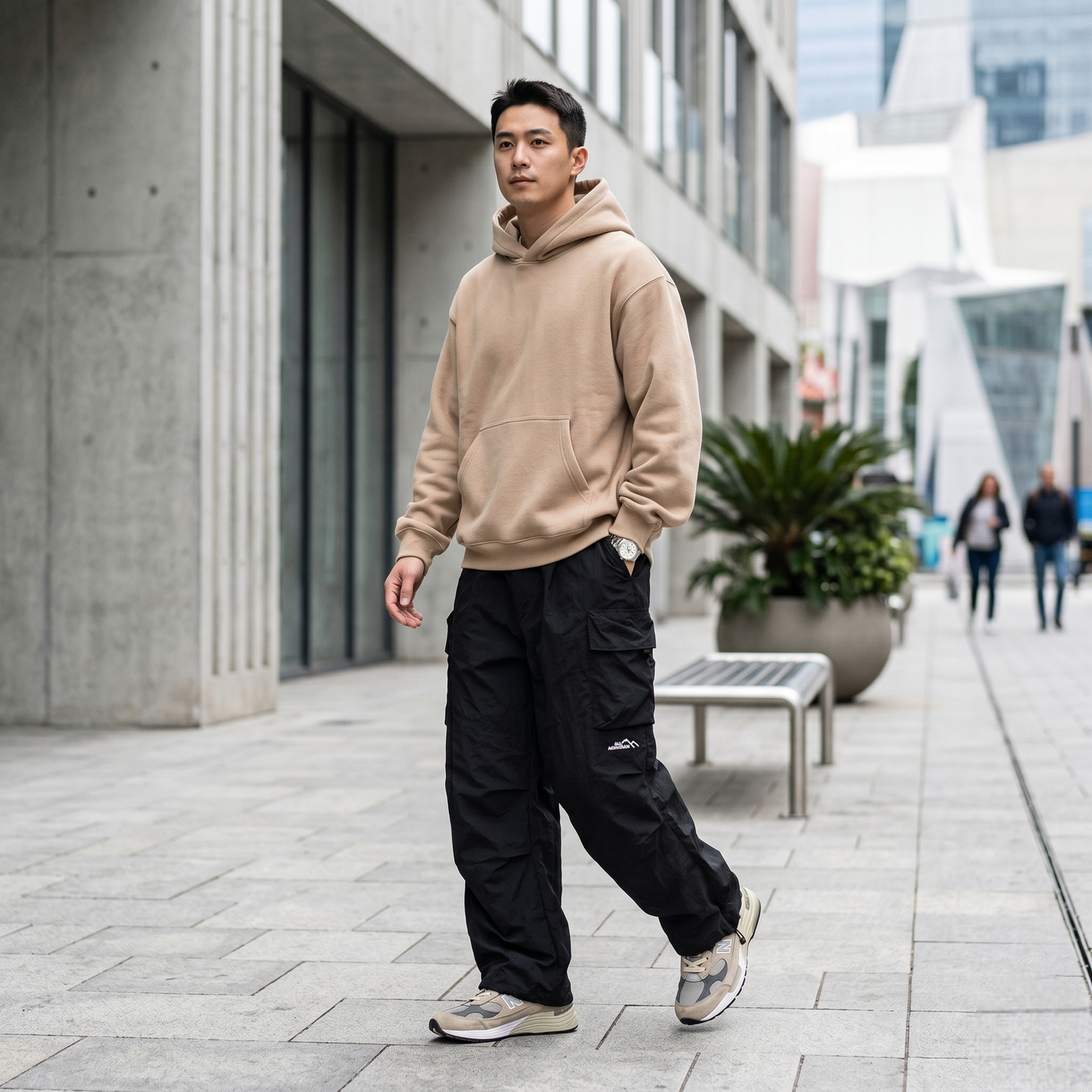 Technical Wide-Leg Cargo Pants - Utilitarian Streetwear