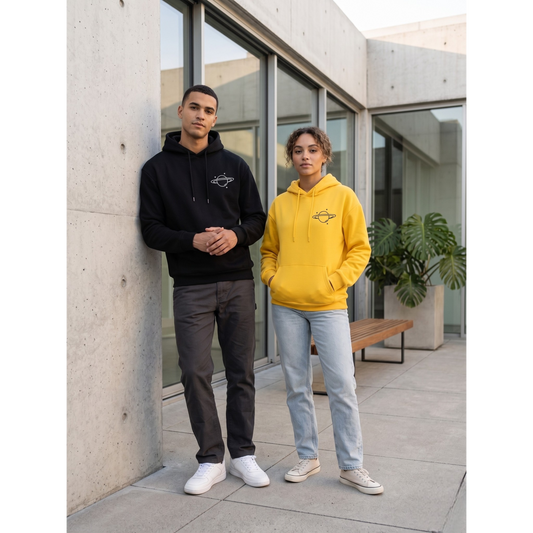 Celestial Orbit Minimalist Graphic Hoodie | Premium Tech-Fiber Streetwear