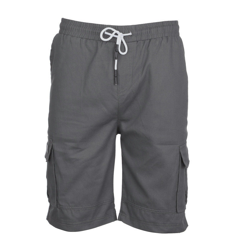 Premium Multi-Pocket Cotton Blend Cargo Shorts